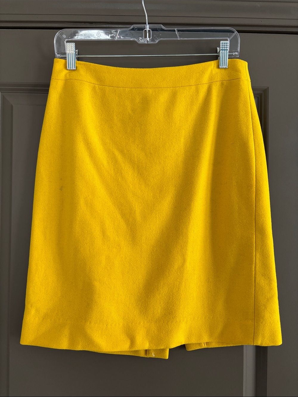 J. Crew Yellow Pencil Skirt